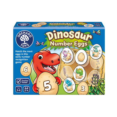 Dinosaur Number Eggs