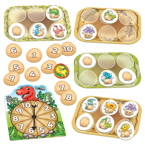 Dinosaur Number Eggs
