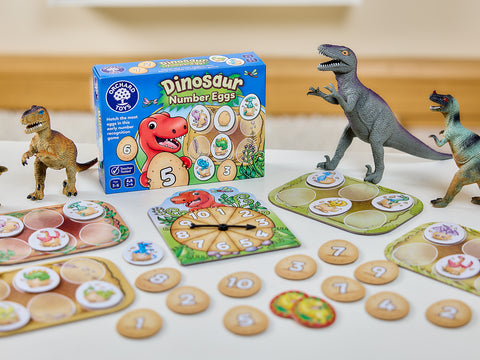 Dinosaur Number Eggs