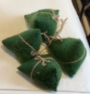 4 Felt Sticky Rice Dumplings