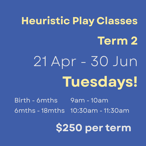 Tiny Toy Shop Heuristic Play Classes for Parents, Babies & Toddlers, Term 2, 2026