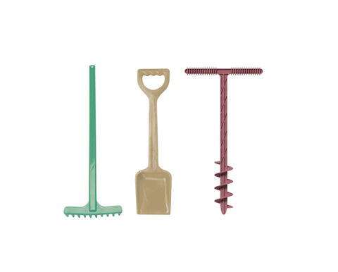Blue Marine Toys Sand Drill, Shovel & Rake Set