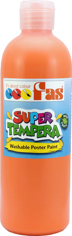 Super Tempera Orange Paint 500ml