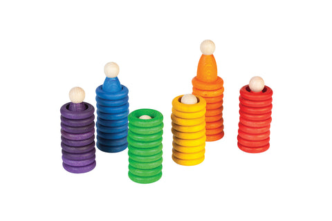 Coloured Nins, Rings and Coins