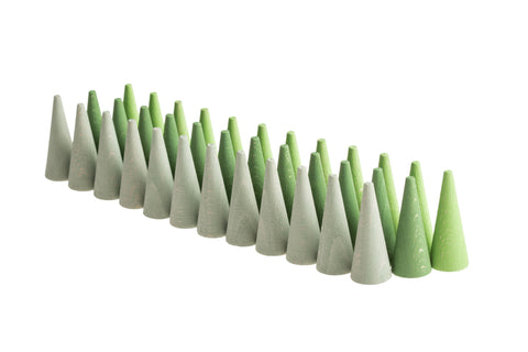 Mandala Green Cones